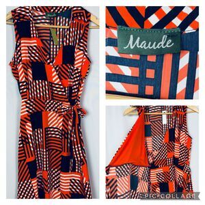 NWT Maude Mini Wrap Dress Size S